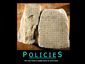 Policies